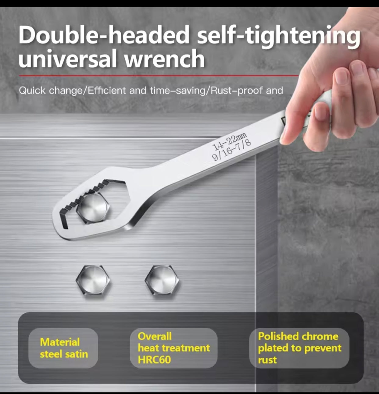 Double Headed Wrench