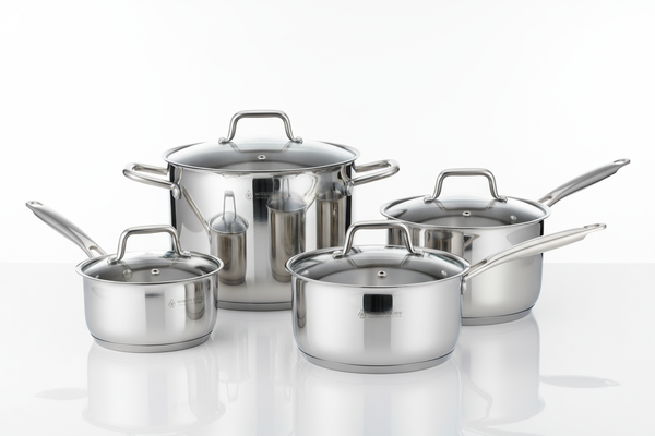 Stainless steel pots